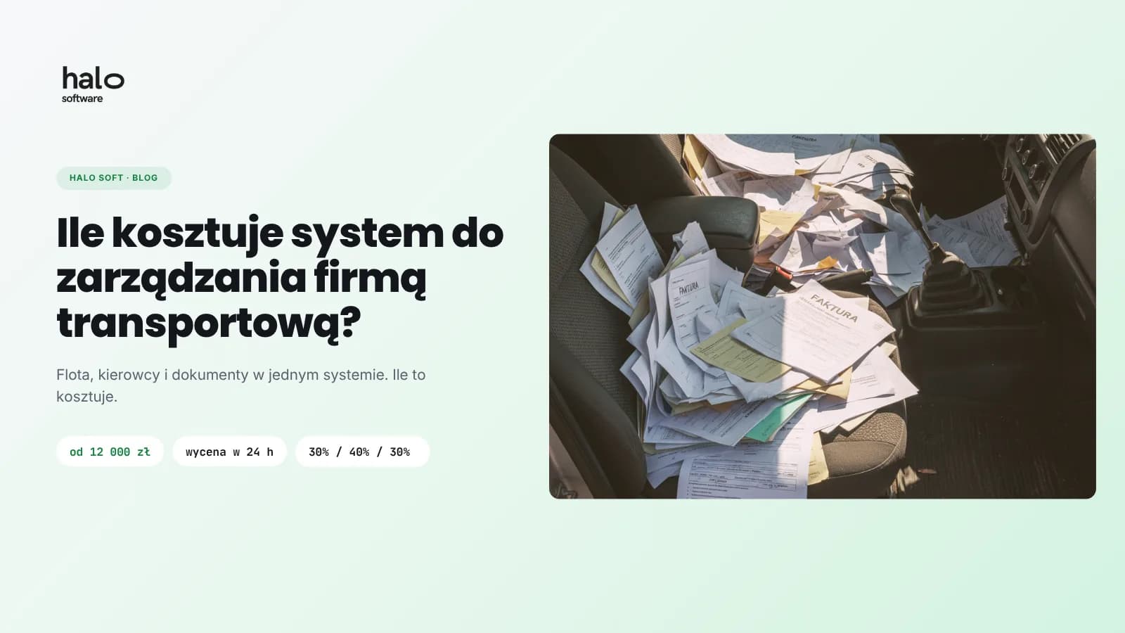 Ile kosztuje system do zarządzania firmą transportową?